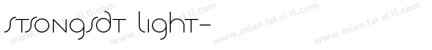 stsongsdt light字体转换
